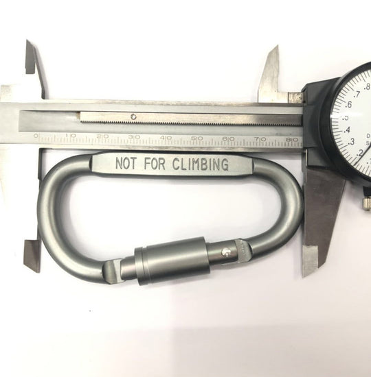 Aluminum Alloy Carabiner Clip | Portable D-Shaped Hook