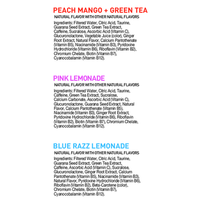 Celsius Fizz Free Energy Drink Variety Pack