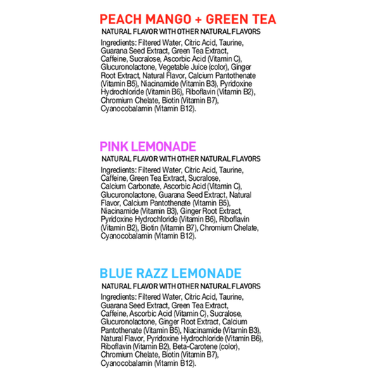 Celsius Fizz Free Energy Drink Variety Pack